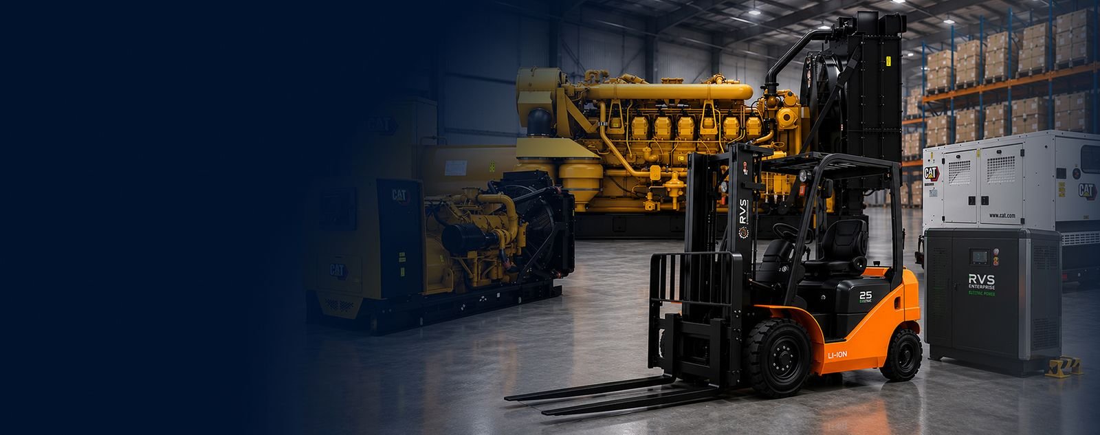 RVS Enterprise forklift and genset service